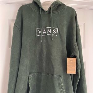 NWT Mens Vans hooded sweatshirt Large